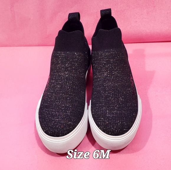 Dkny Shoes Dkny Sport Glitters Slip On Wedge Platform Sneakers 6m
